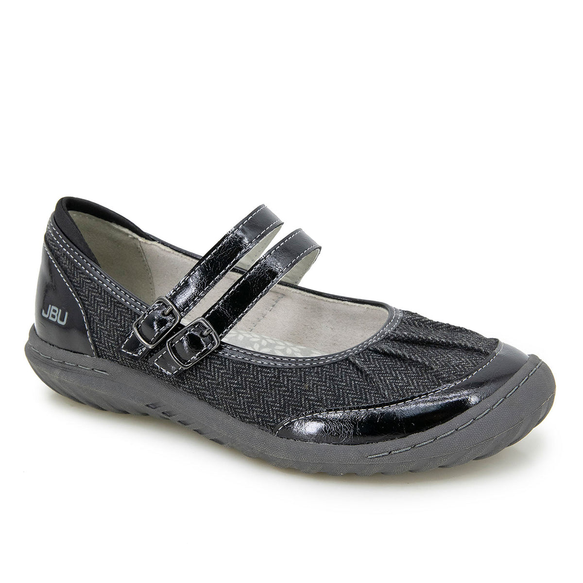 Jambu Trusted - Women Simone Black Patent/Multi