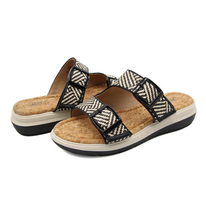 Jambu Smart Buy - Women Kona Black Raffia