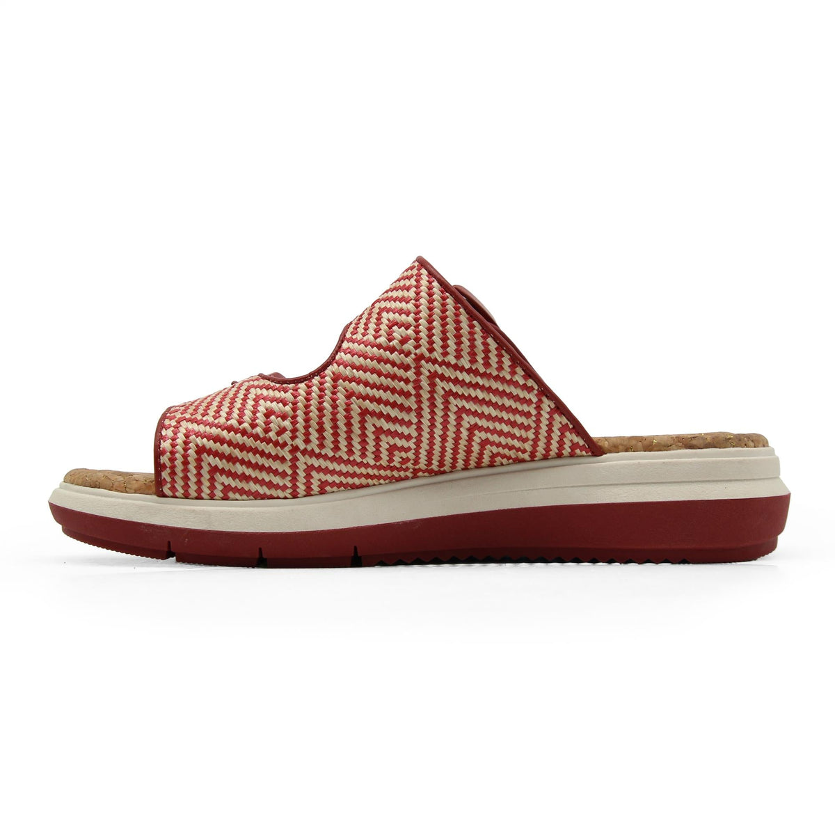 Jambu Top Pick - Women Kona Red/Cream Raffia