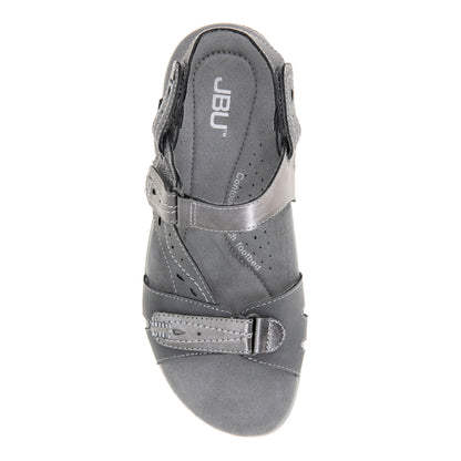 Jambu Smart Buy - Women Stephie Vegan Charcoal/Gunmetal
