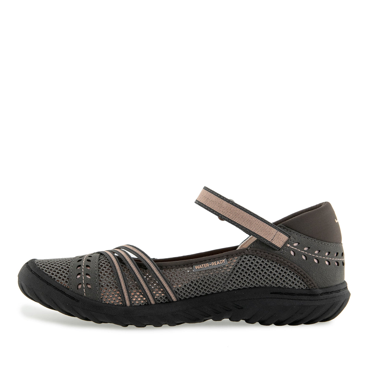 Jambu Trusted - Women Maya Charcoal/Pale Salmon