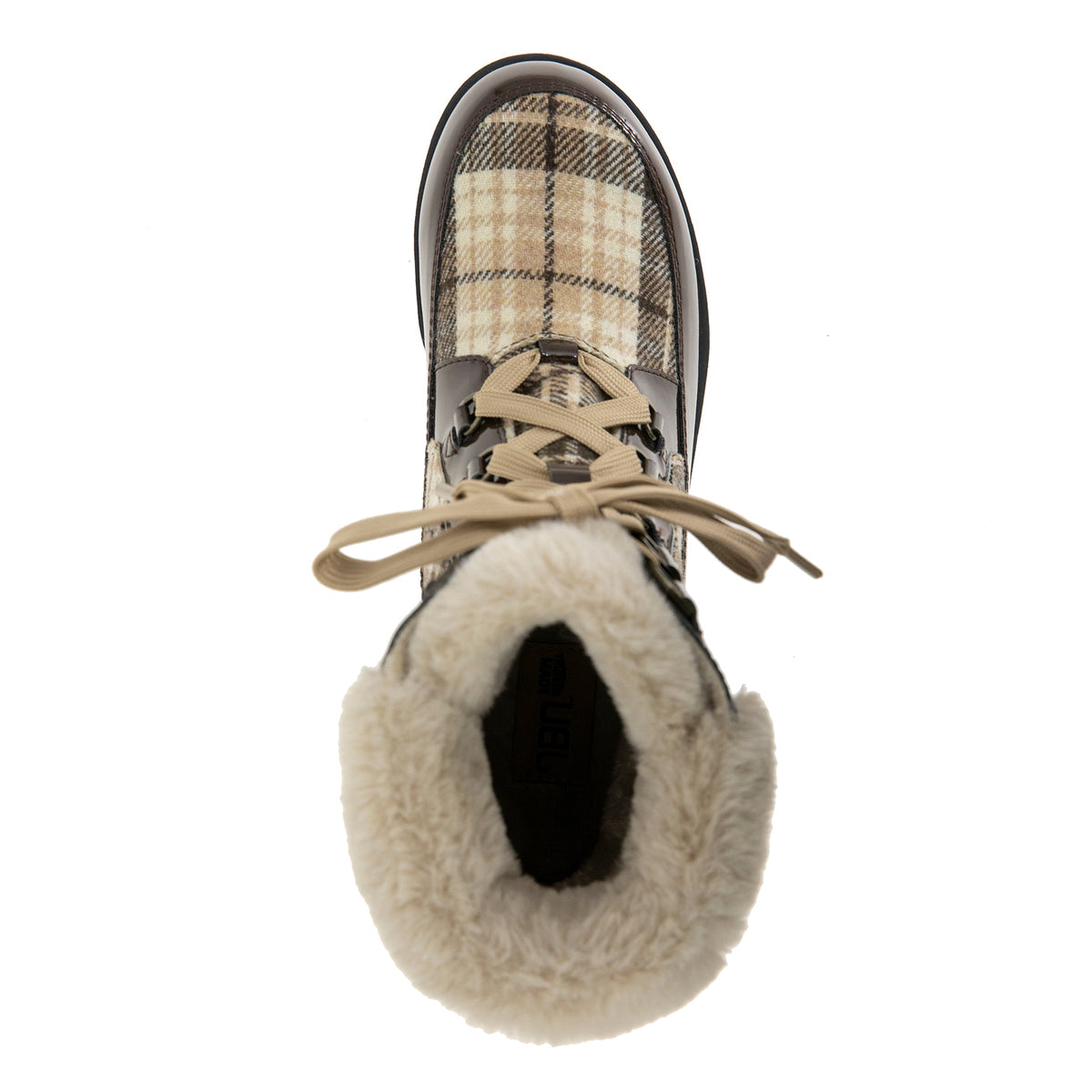Jambu Quality - Women Antonio Waterproof Brown/Patent Plaid