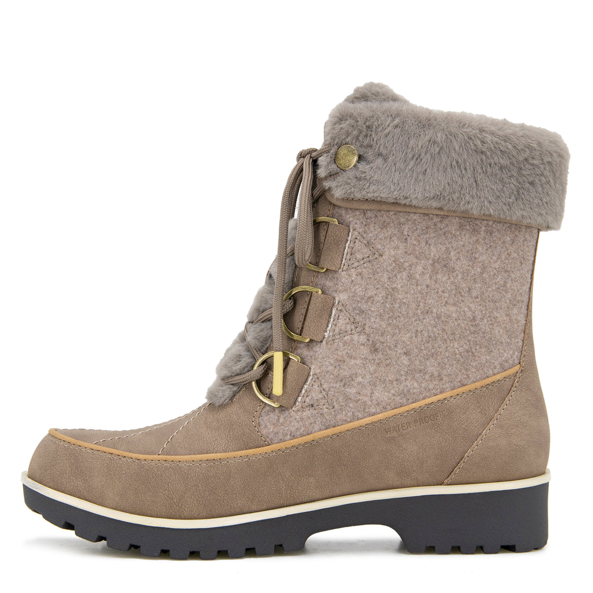 Jambu Smart Buy - Women Northgate Waterproof Taupe/Wool