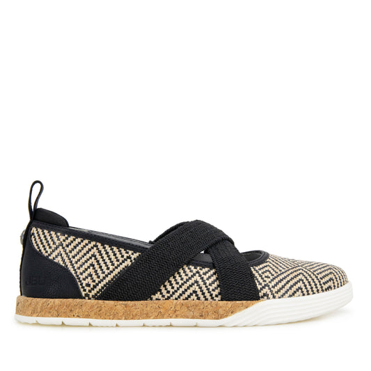 Jambu Trusted - Women Elm Black Raffia
