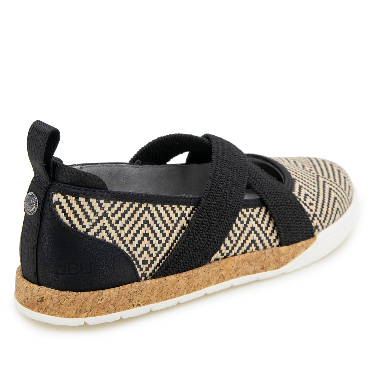 Jambu Trusted - Women Elm Black Raffia