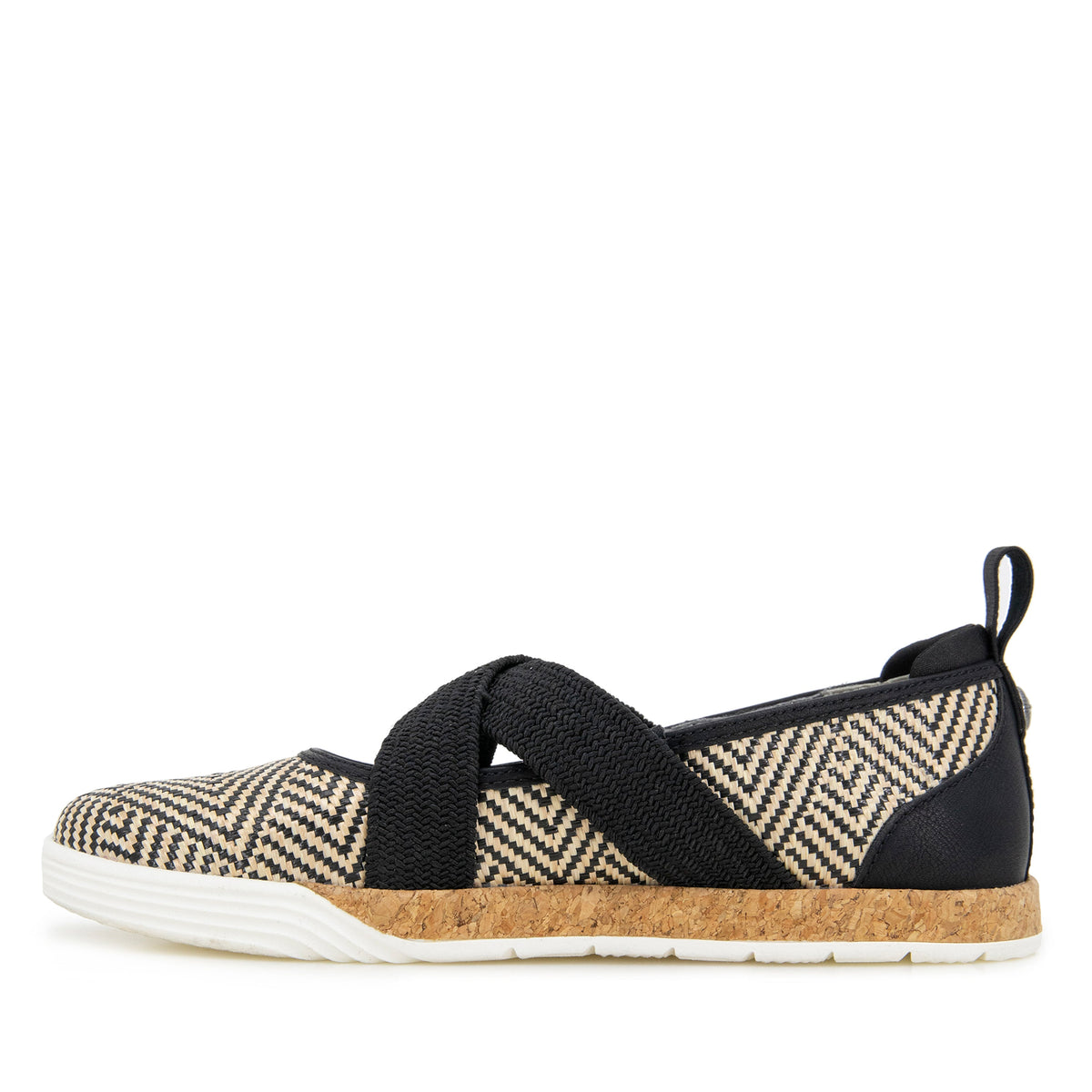 Jambu Trusted - Women Elm Black Raffia