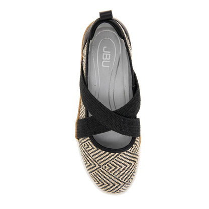 Jambu Trusted - Women Elm Black Raffia